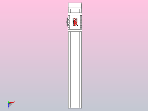 滚珠丝杠直线轴带导轨全封闭TPA-HCR-85D-1610C-L450-MP-C-P20-N3俯视缩略图