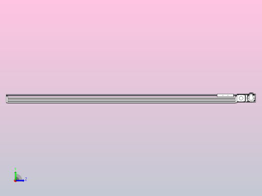 皮带直线轴半封闭可选导轨TPA-HNB-120D-110-L1600-MR-C-P40-N3左视缩略图