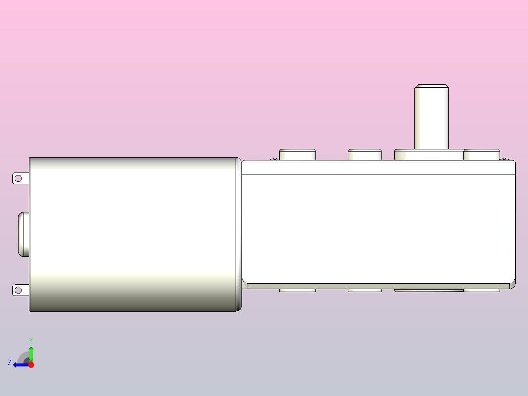 JGY-395DC马达[JGY-395]右视图