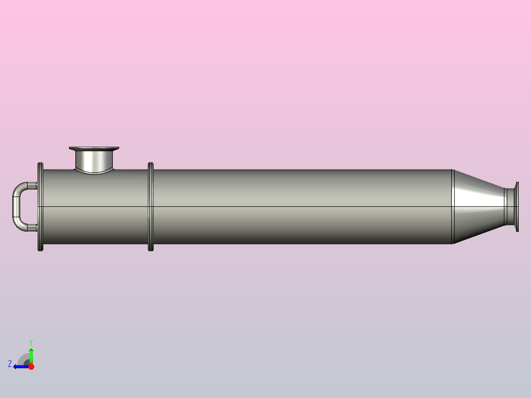 DGX04-K卡式双节直角过滤器[DGX04-K-DN50]右视图