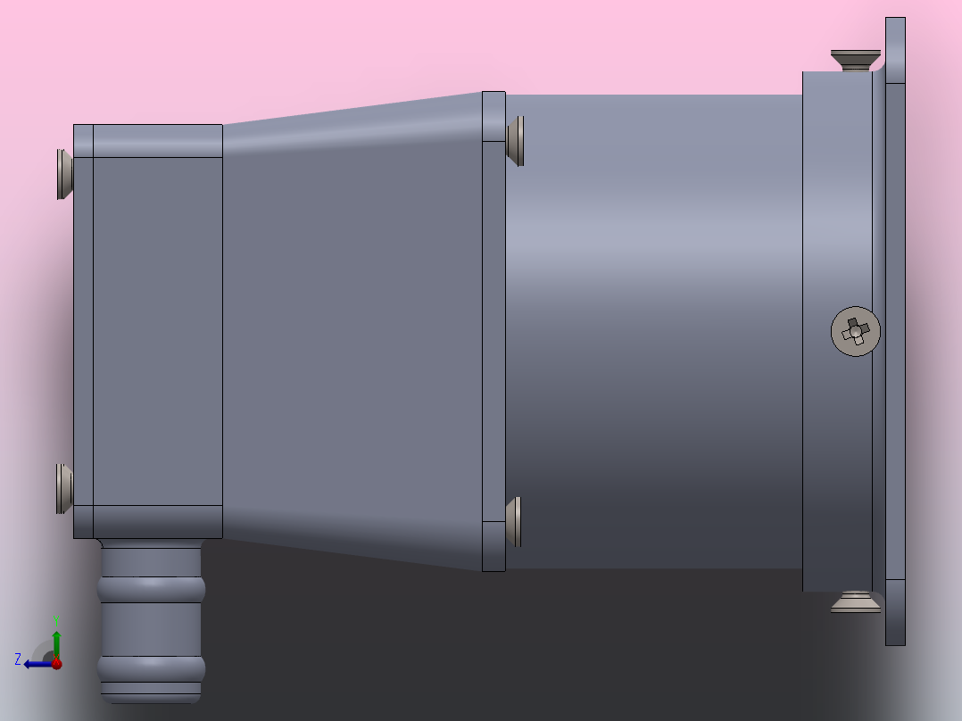 带RF-310T-11400电动机的猫喷泉右视图
