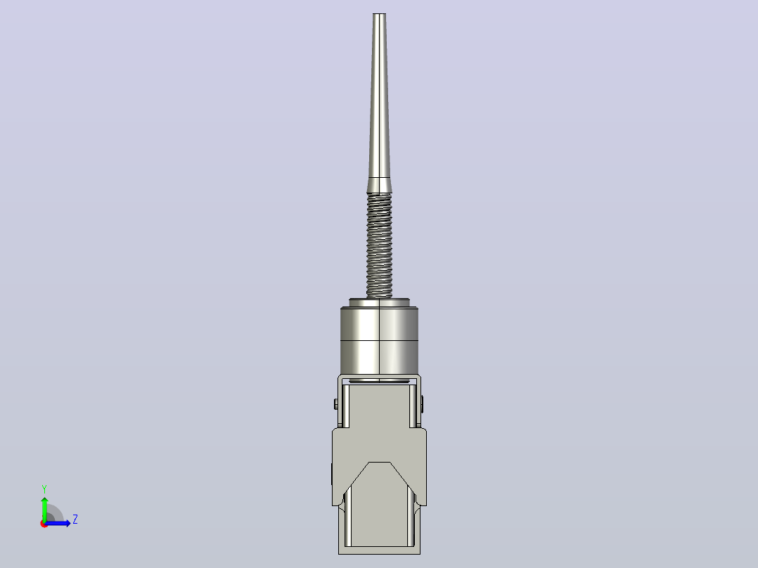 行程开关传感器TZ-7166左视图