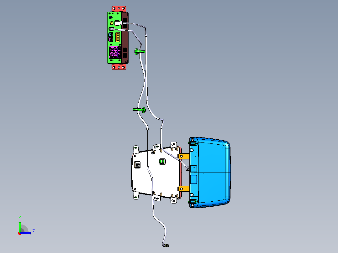 FNA7901003_8寸导航装置左视图