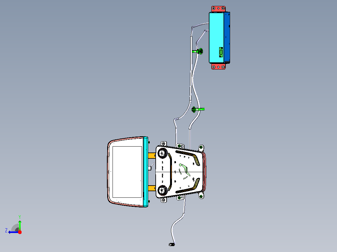 FNA7901003_8寸导航装置右视图