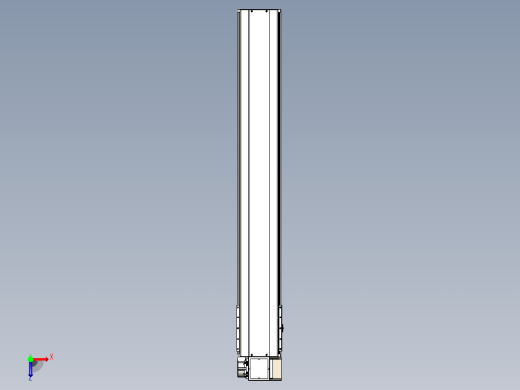 皮带直线轴半封闭可选导轨TPA-HNB-220D-176-L1350-RP-C-P1K-N3俯视缩略图