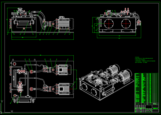 基于PLC控制四柱液压机液压系统设计（CAD+说明书）缩略图