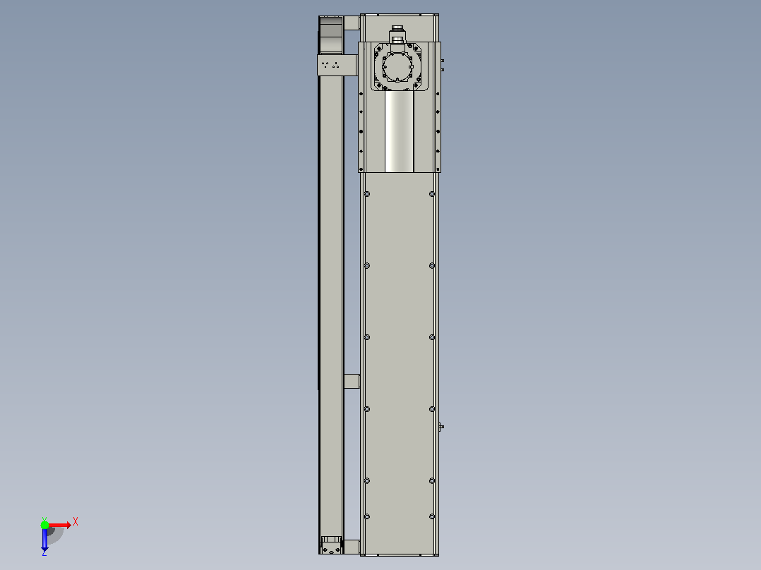 MFM22-BC-1000W-1000L齿轮齿条模组MFM22 最大负载150KG俯视图