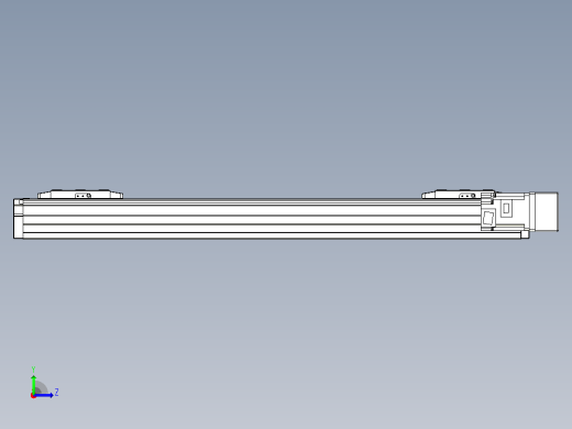 滚珠丝杠线性轴TPA-GCRS-80-1610C-L200-MR-M20-N3左视缩略图