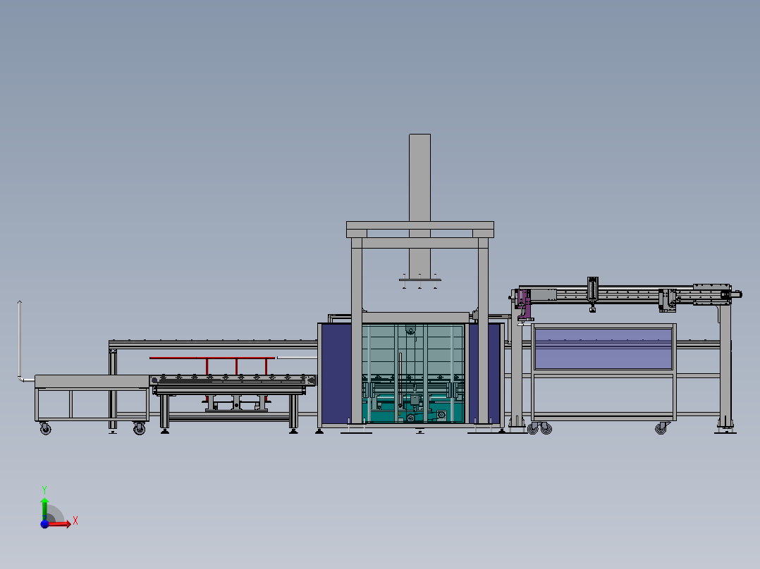 影像采集对组系统设备前视图