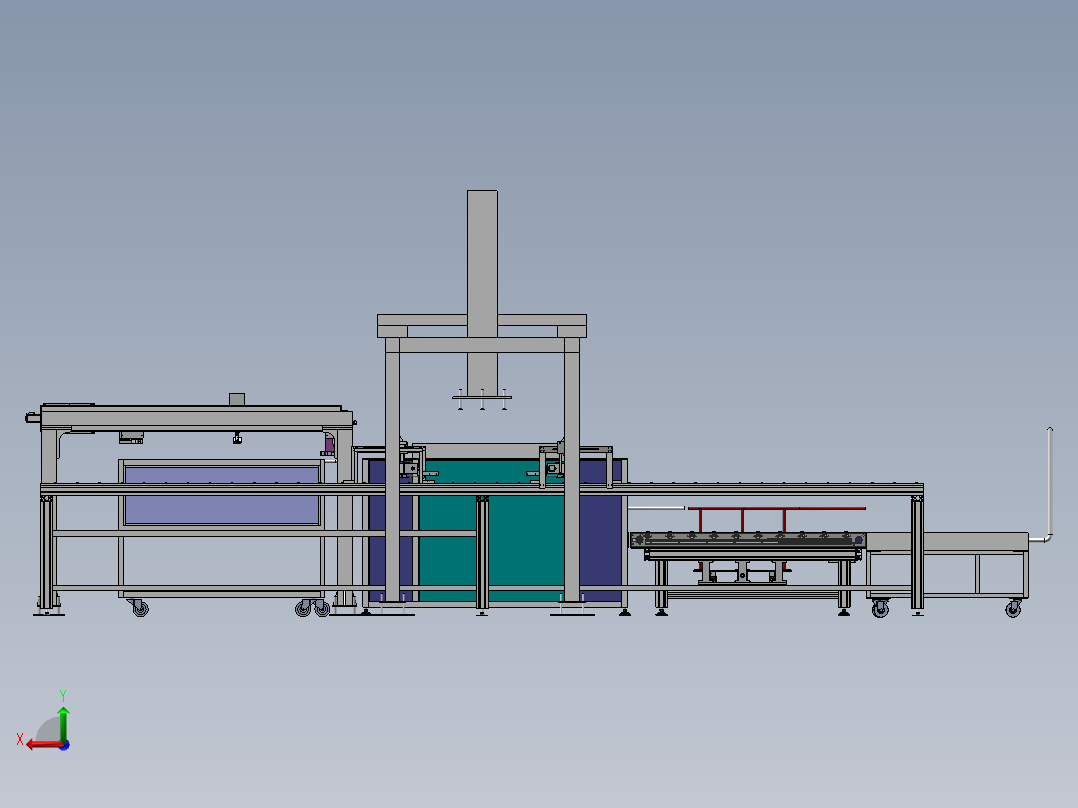 影像采集对组系统设备后视图