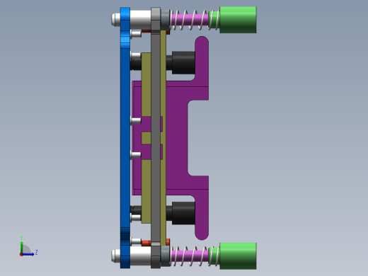 电子元件焊接工装左视缩略图