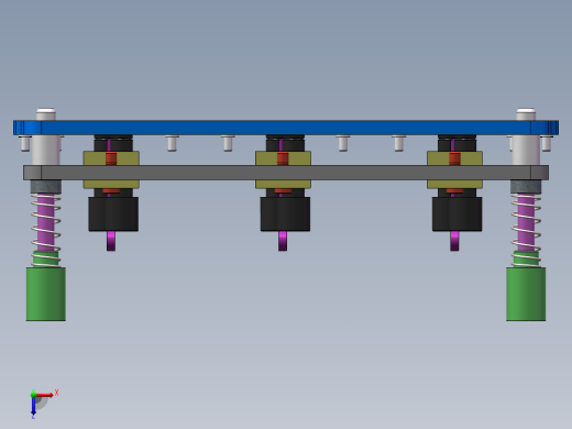 电子元件焊接工装俯视缩略图