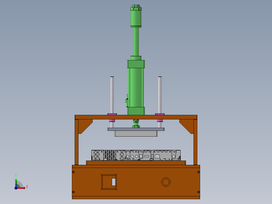 TMD-下盖整形治具sw17可编辑前视图
