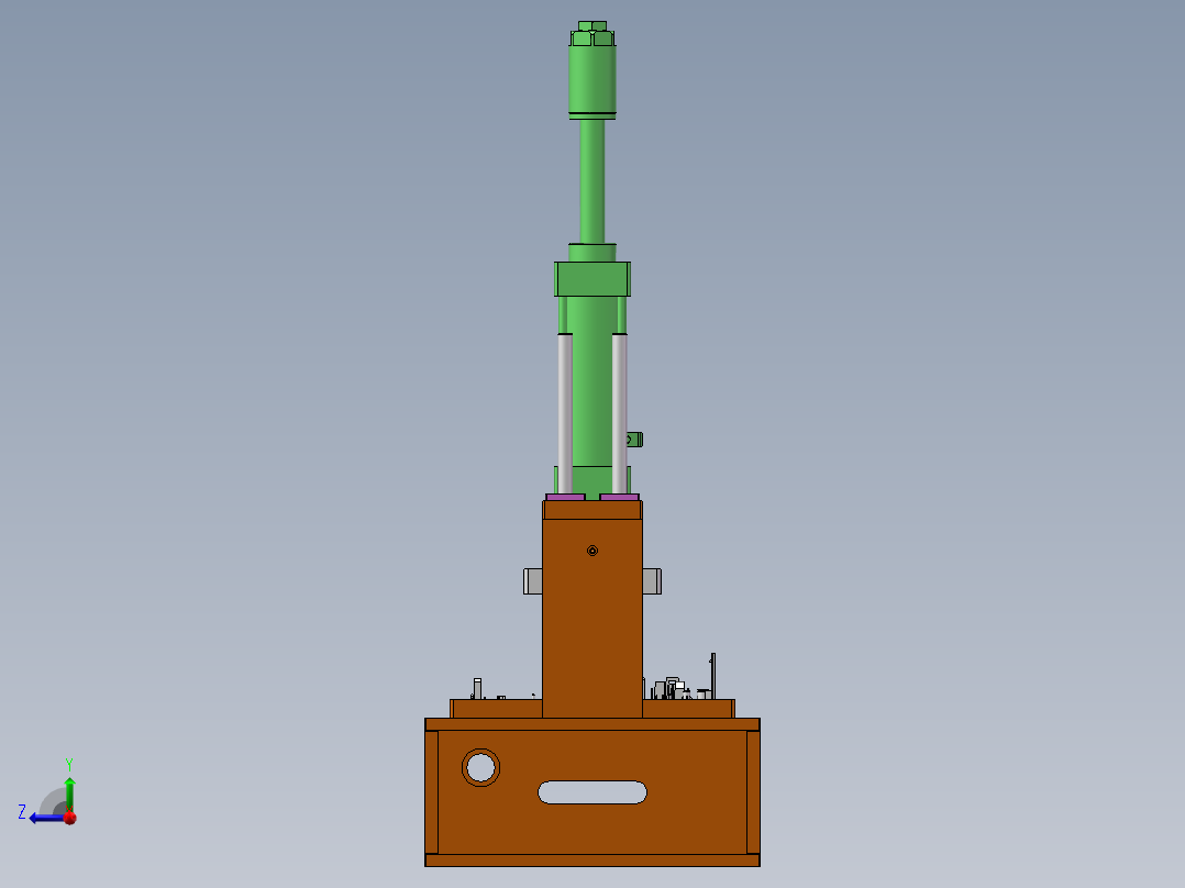TMD-下盖整形治具sw17可编辑右视图