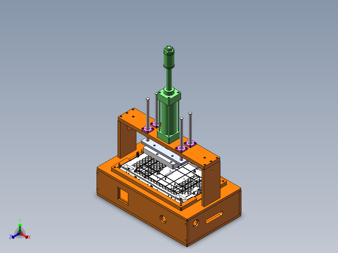 TMD-下盖整形治具sw17可编辑正等轴测图