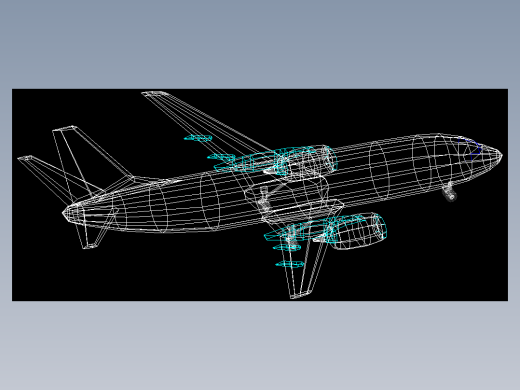 室内家具及植物的维模型十三-Q029