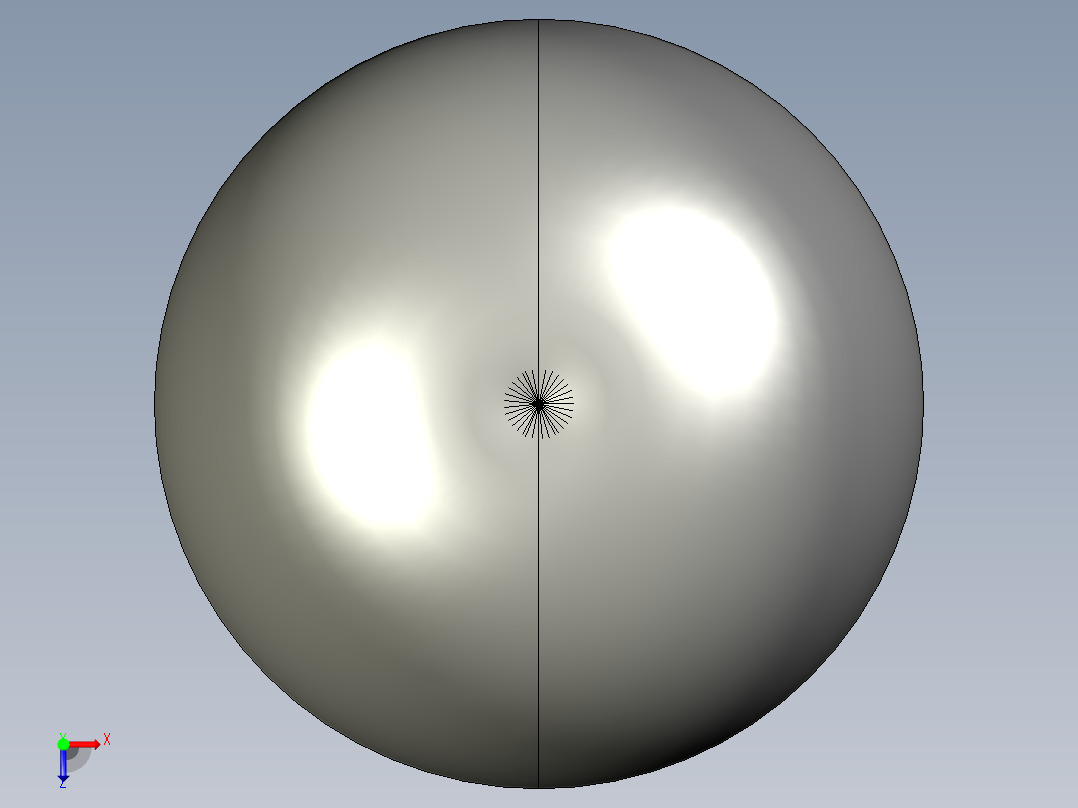 ER130-2865-BD 外部模型（STEP格式）俯视图