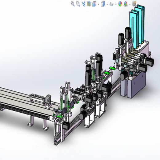 铣槽挑线机3D图纸 K17 非标自动化设备3D图纸3D模型缩略图