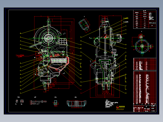 暖风机主机详总图