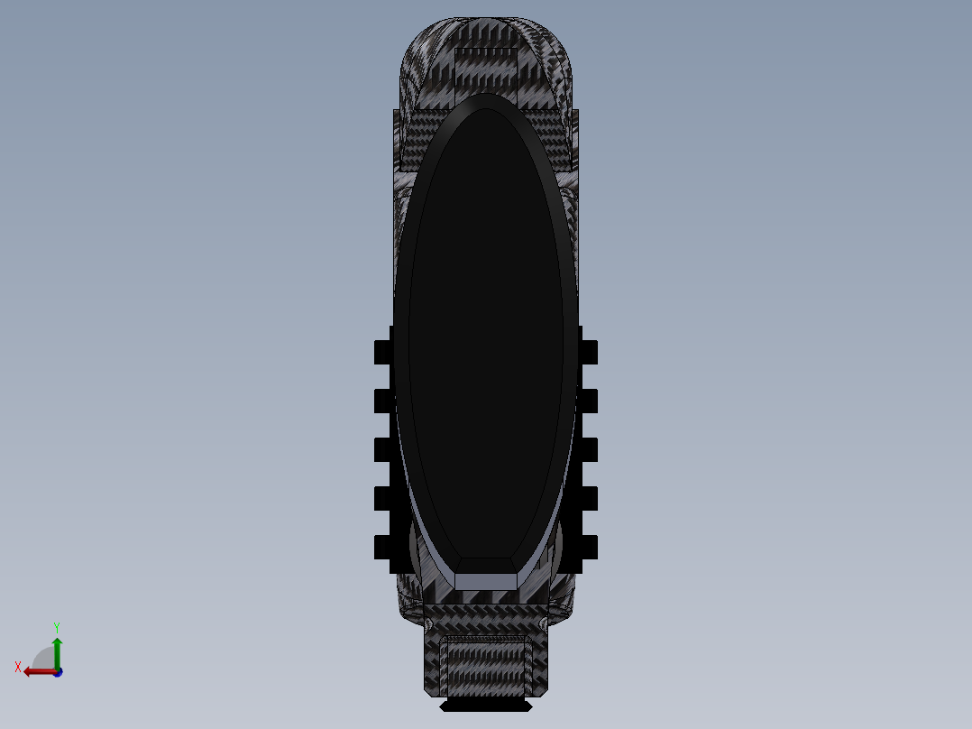 solidworks 安舒茨风格战术步枪后视图