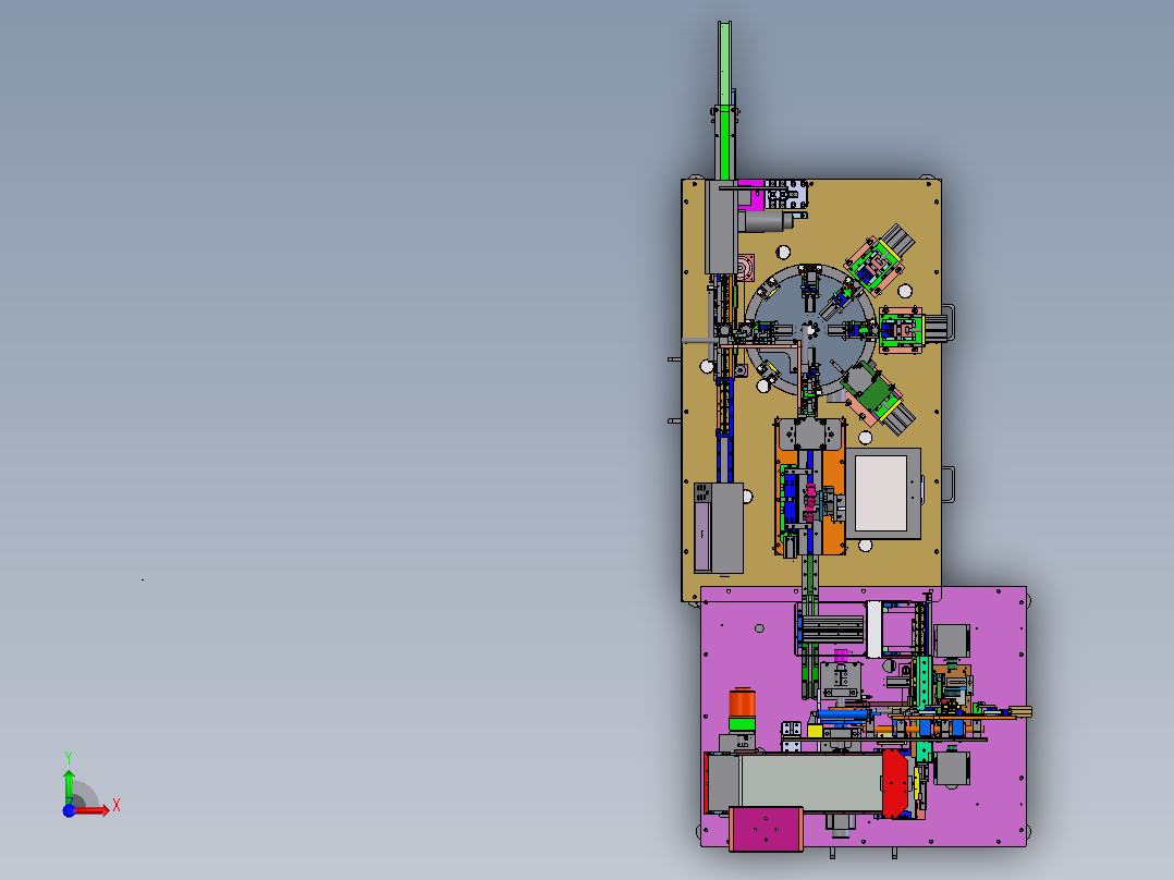 G45 USB转台式组装机前视图