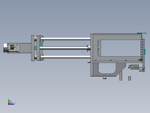 顶升平移机构左视缩略图