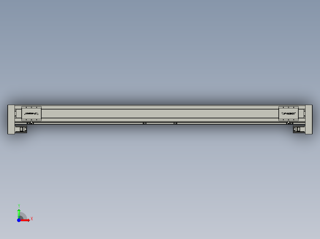 威洛博双电机滑台-VC14D2-S900-BLR-P40-C6前视图