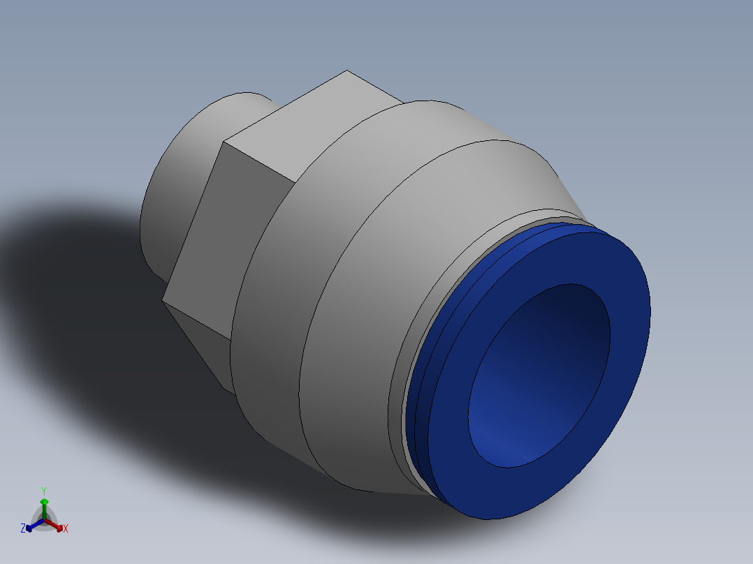 Ø16 x 3-8G - CONEXÃO RETA (C02251638)
