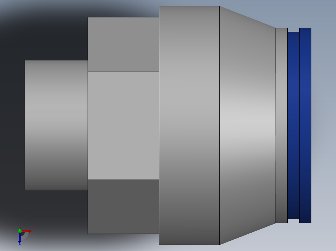 Ø16 x 3-8G - CONEXÃO RETA (C02251638)俯视图