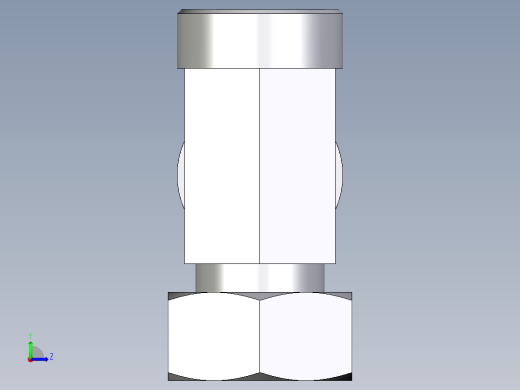 卡套式工业通用硬管接头EO_Standpipe_run_tee_EVL35LOMDCF左视缩略图