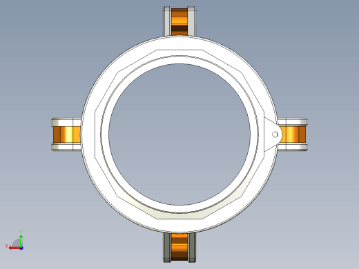 DN100长300mmA型接头套装 A连接部件后视缩略图