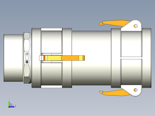 DN100长300mmA型接头套装 A连接部件左视缩略图