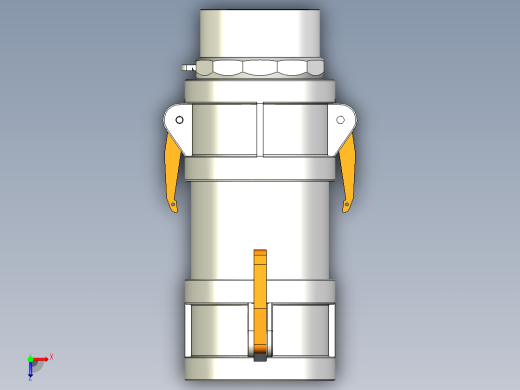 DN100长300mmA型接头套装 A连接部件俯视缩略图