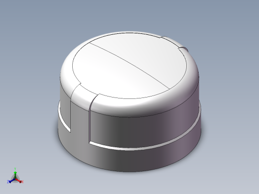 圆管帽 DN40正等轴测缩略图