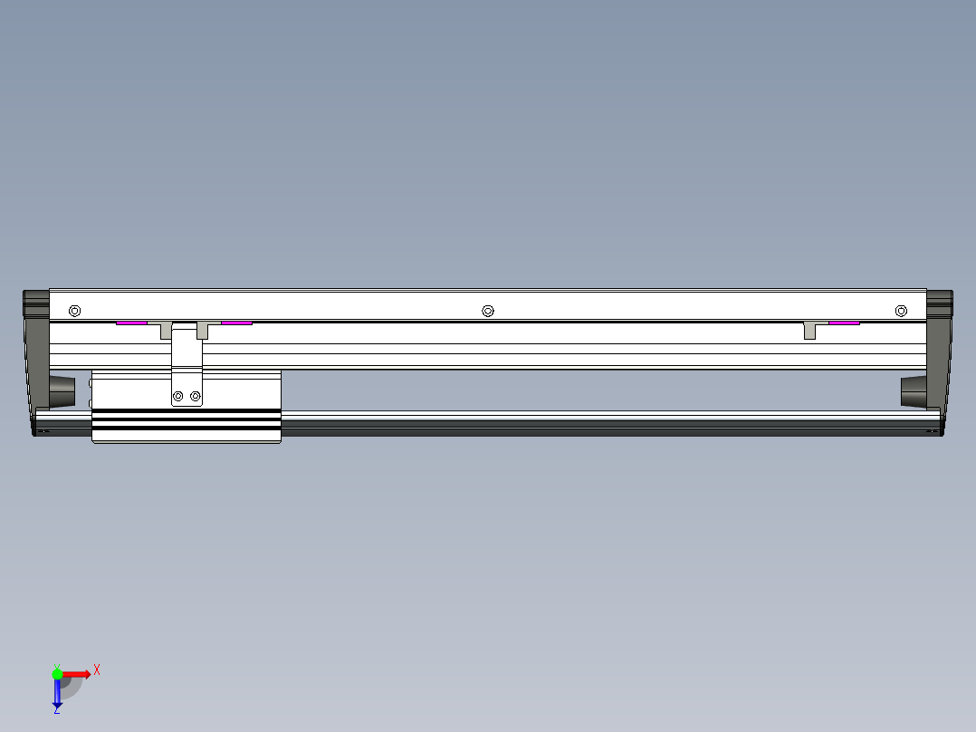 威洛博VL系列3d模型模组VL17E1Y-S350俯视图