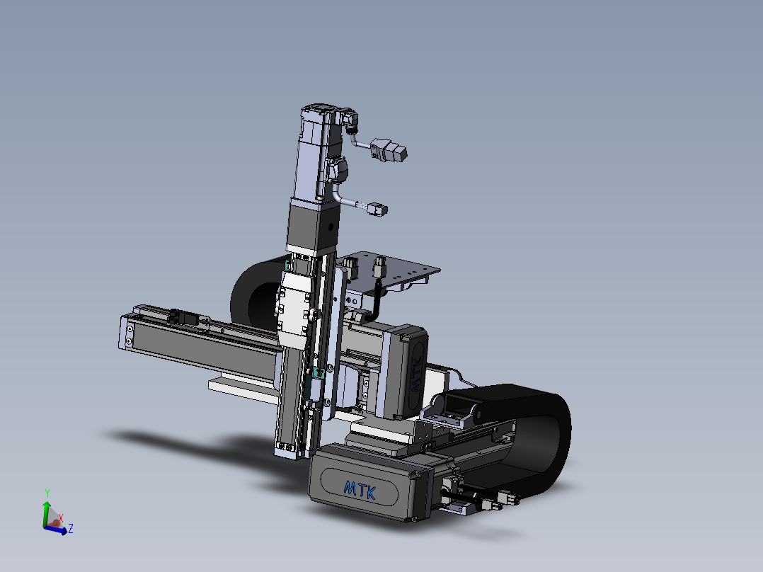 内嵌直交机械手XYG系列XYG321-A2主视图