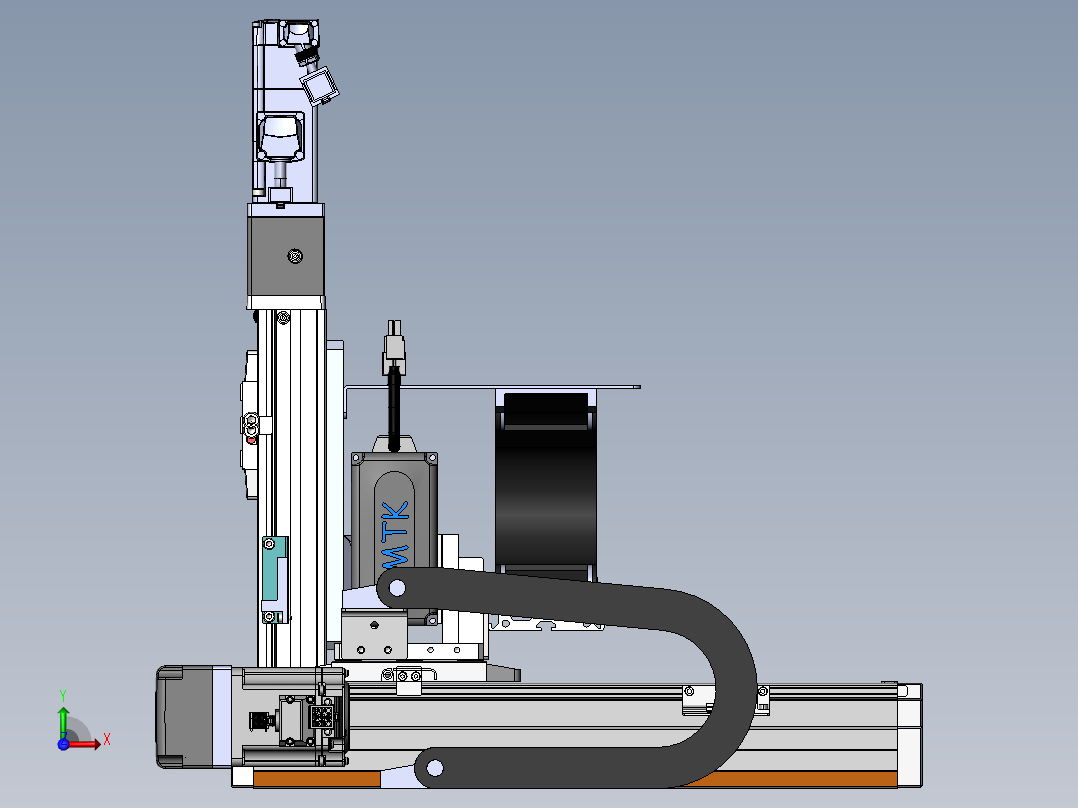 内嵌直交机械手XYG系列XYG321-A2前视图