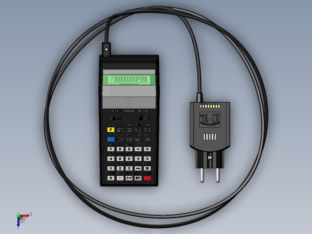 计算器17俯视图