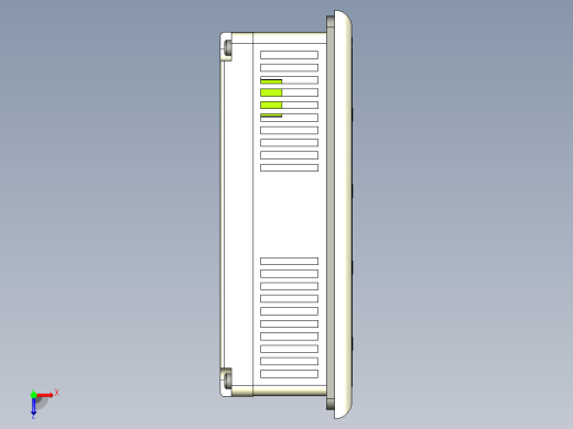 仿真面板俯视缩略图
