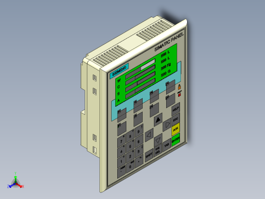 仿真面板正等轴测缩略图