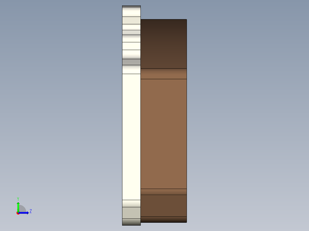 制动器 (2)左视图