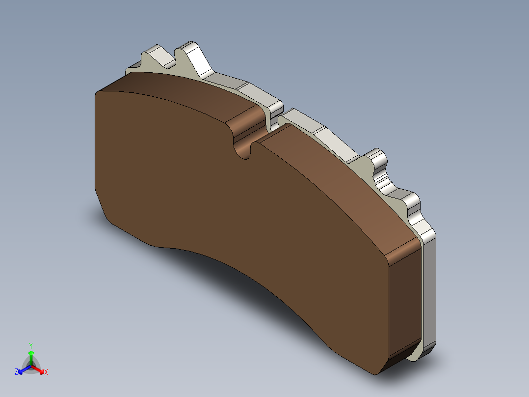 制动器 (2)正等轴测图