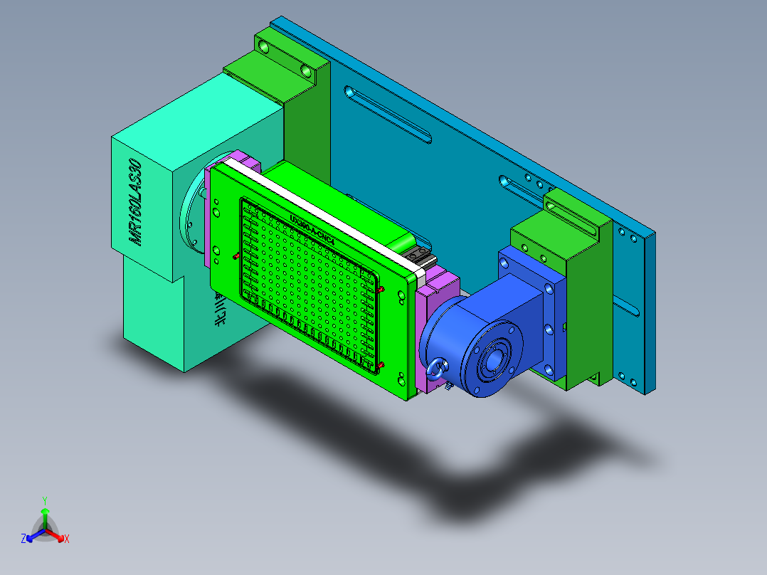 UX390-A-CNC4-0603正等轴测图