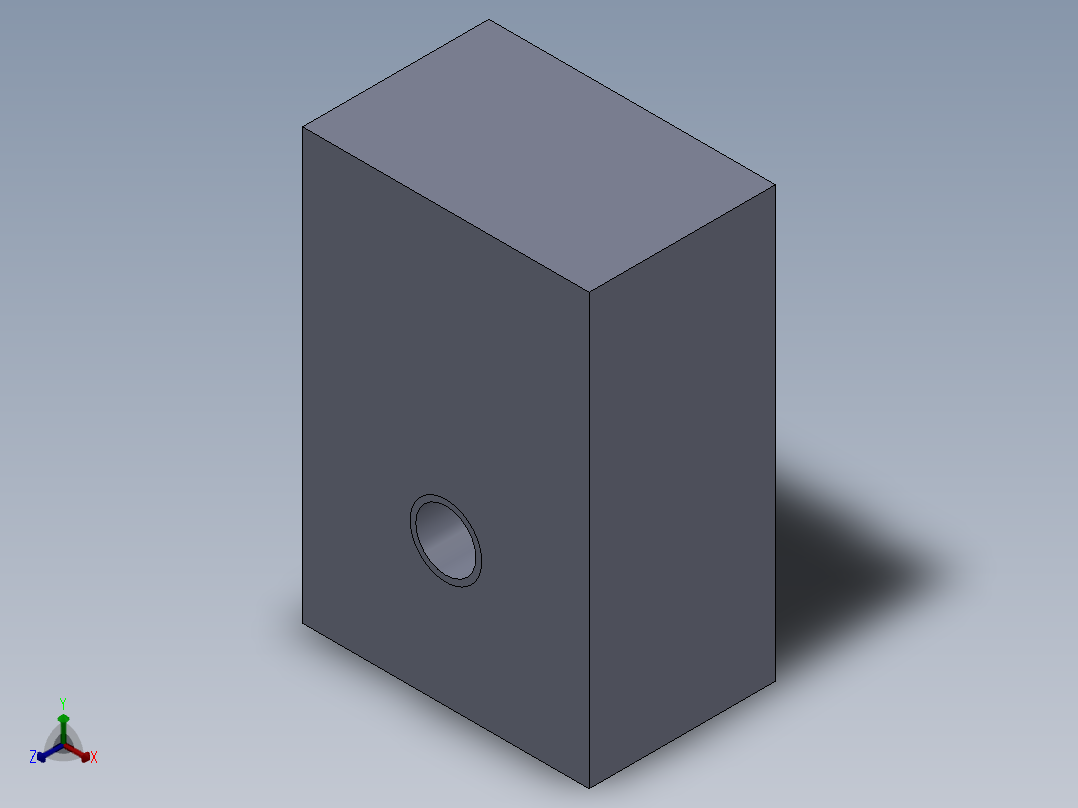 S48 螺丝座正等轴测图