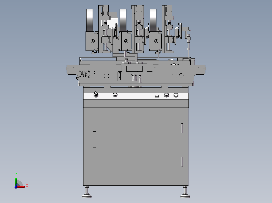 焊锡机 3D模型前视图