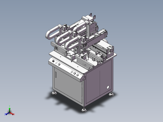 焊锡机 3D模型正等轴测缩略图