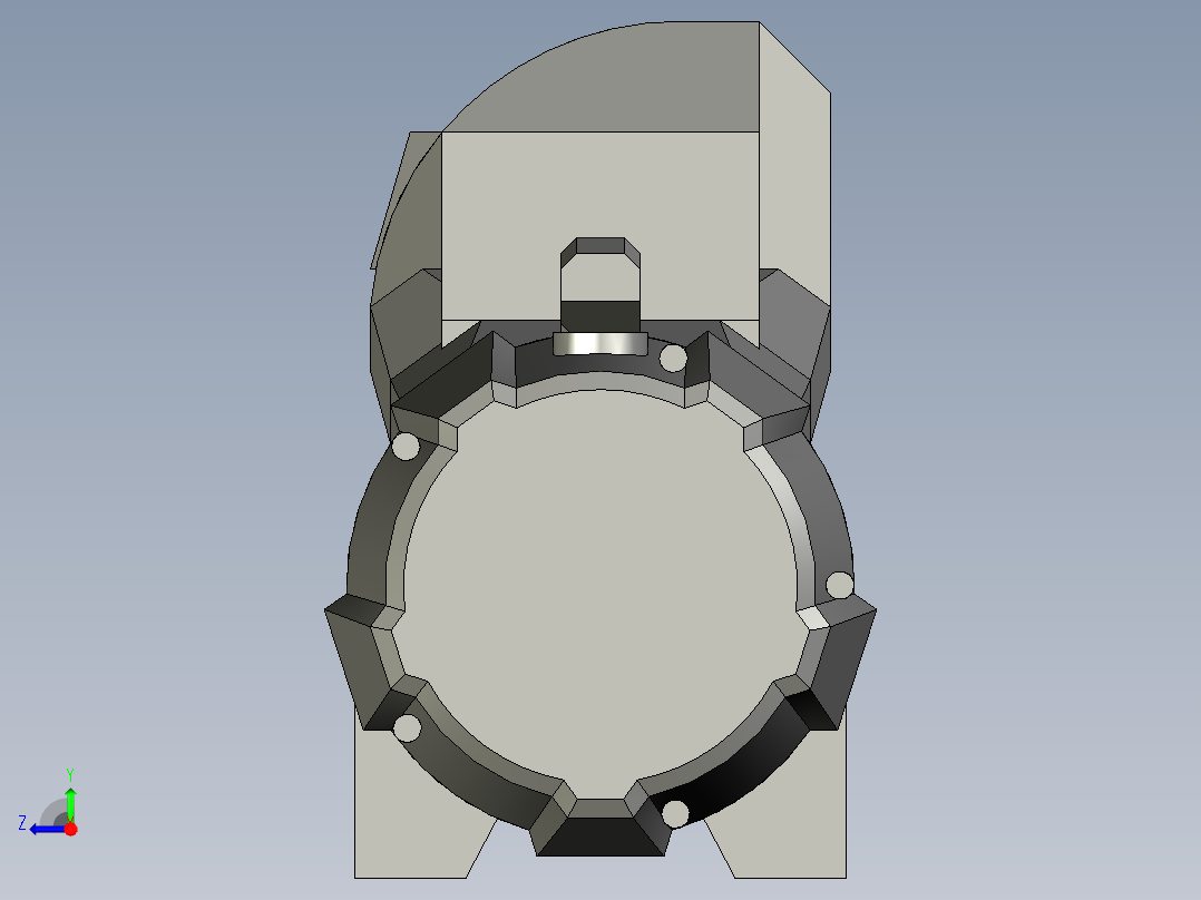 绞车 卷扬机 (23)右视图