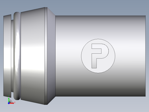 卡套式工业通用硬管接头EO_Weld_nipple__orbital__SKA22X2ORB71前视缩略图