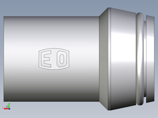 卡套式工业通用硬管接头EO_Weld_nipple__orbital__SKA22X2ORB71后视缩略图