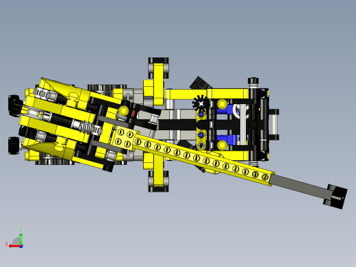 LEGO乐高机械组小型移动式起重机后视缩略图